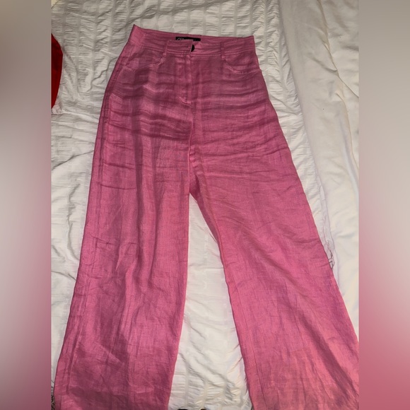 Pink wide leg pants - Picture 1 of 1